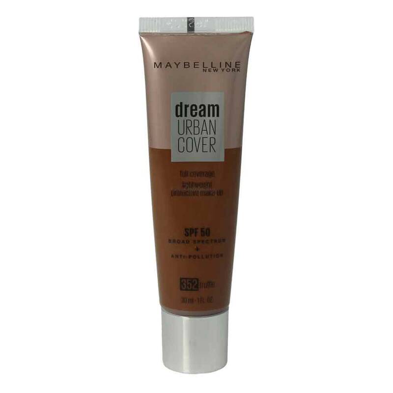 Maybelline, Dream Urban Cover, Full Cover, Cream Foundation, 352, Truffle, SPF 50, 30 ml