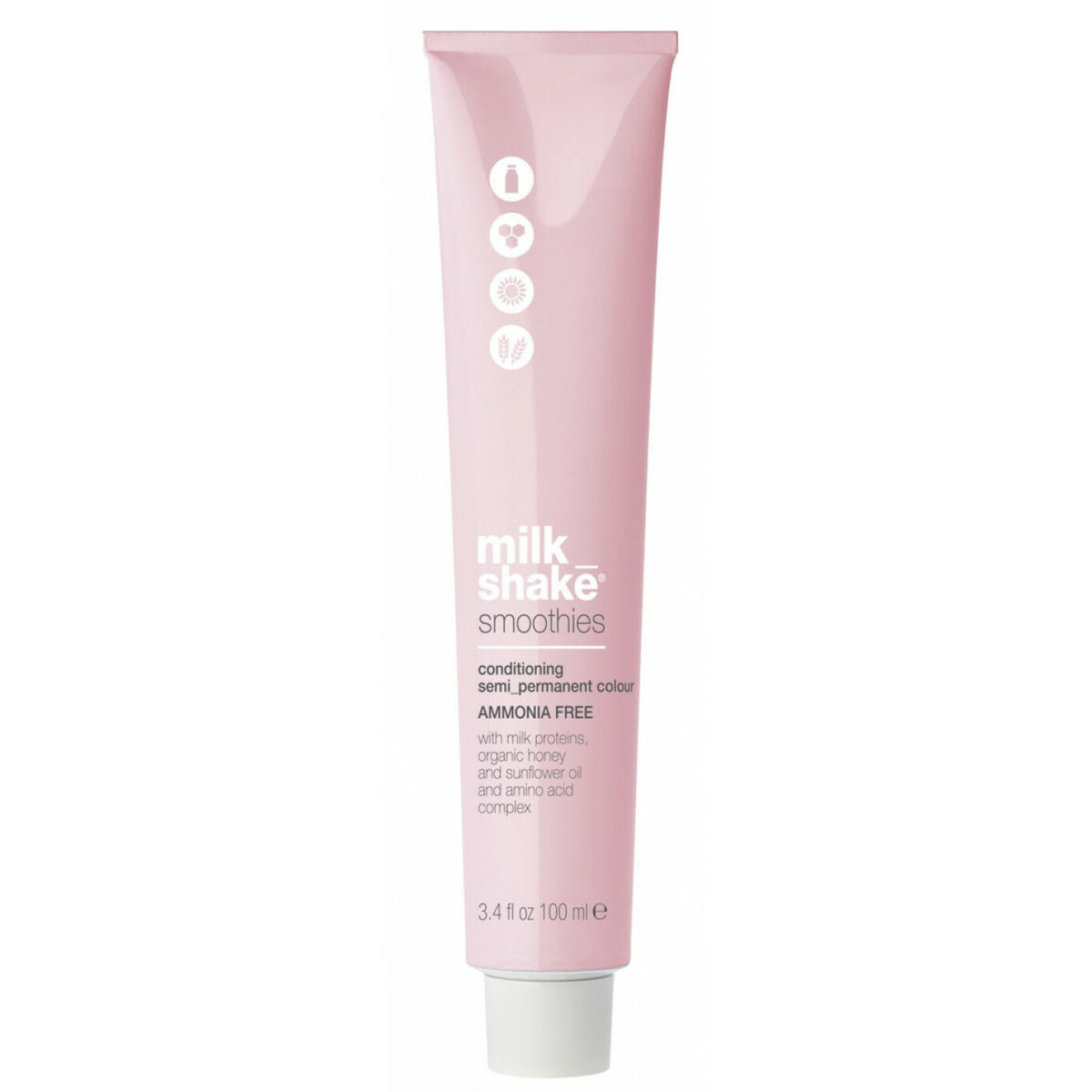 Milk Shake, Smoothies, Ammoniakfreie, semi-permanente Haarfarbe, 6.66R Dunkelblond Rot, 100 ml