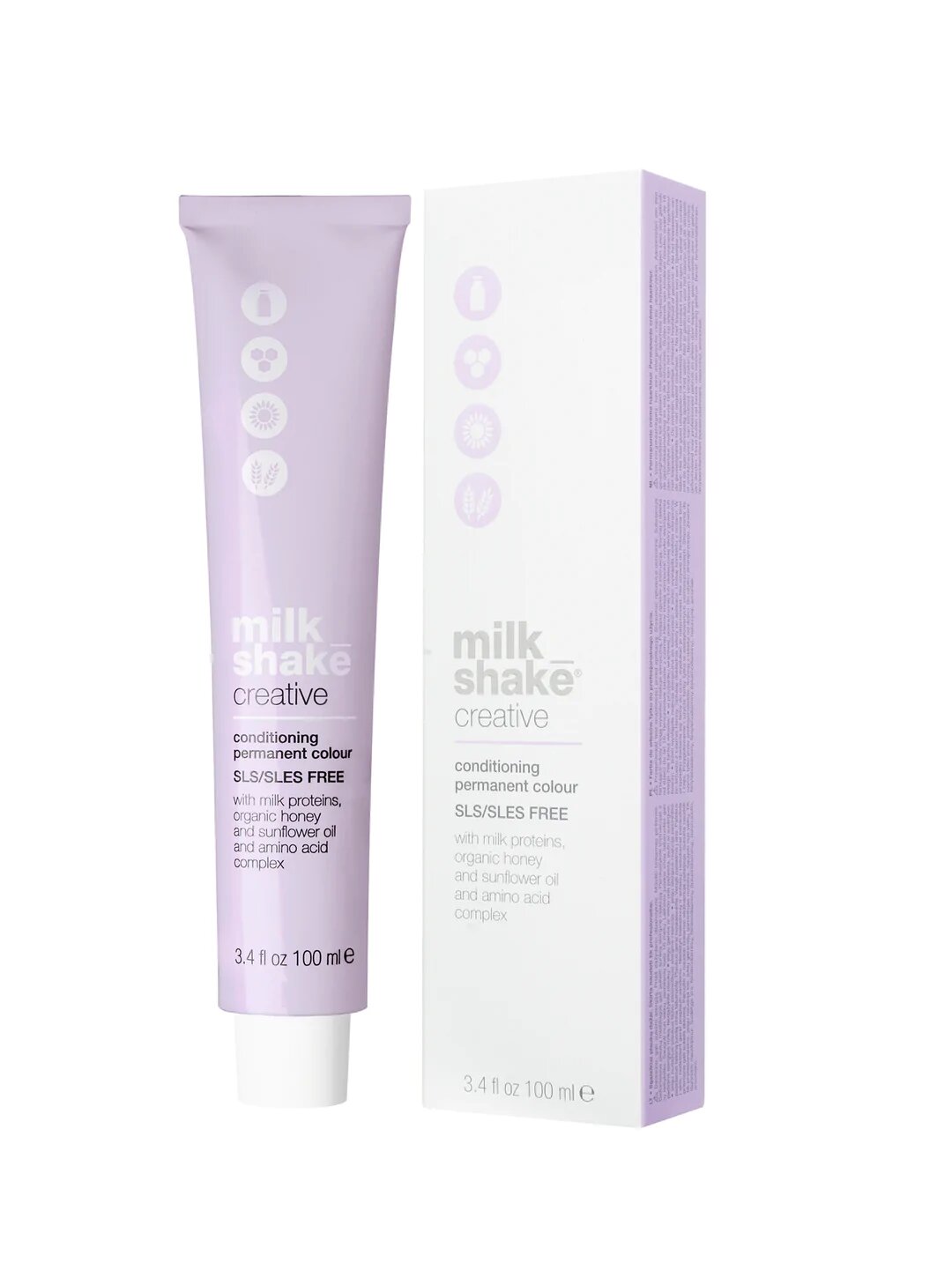 Milk Shake, Creative, SLS/SLES-Free, Permanent Hair Dye, 5.15A Light Brown Ash, 100 ml