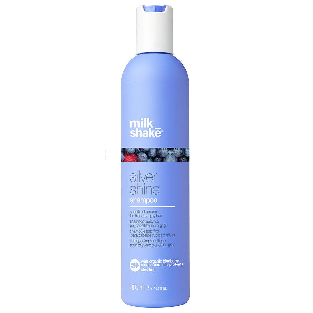 Milk Shake, Silver Shine, sulfatfreies Haarshampoo, zur Neutralisierung von Gelbstichen, 300 ml
