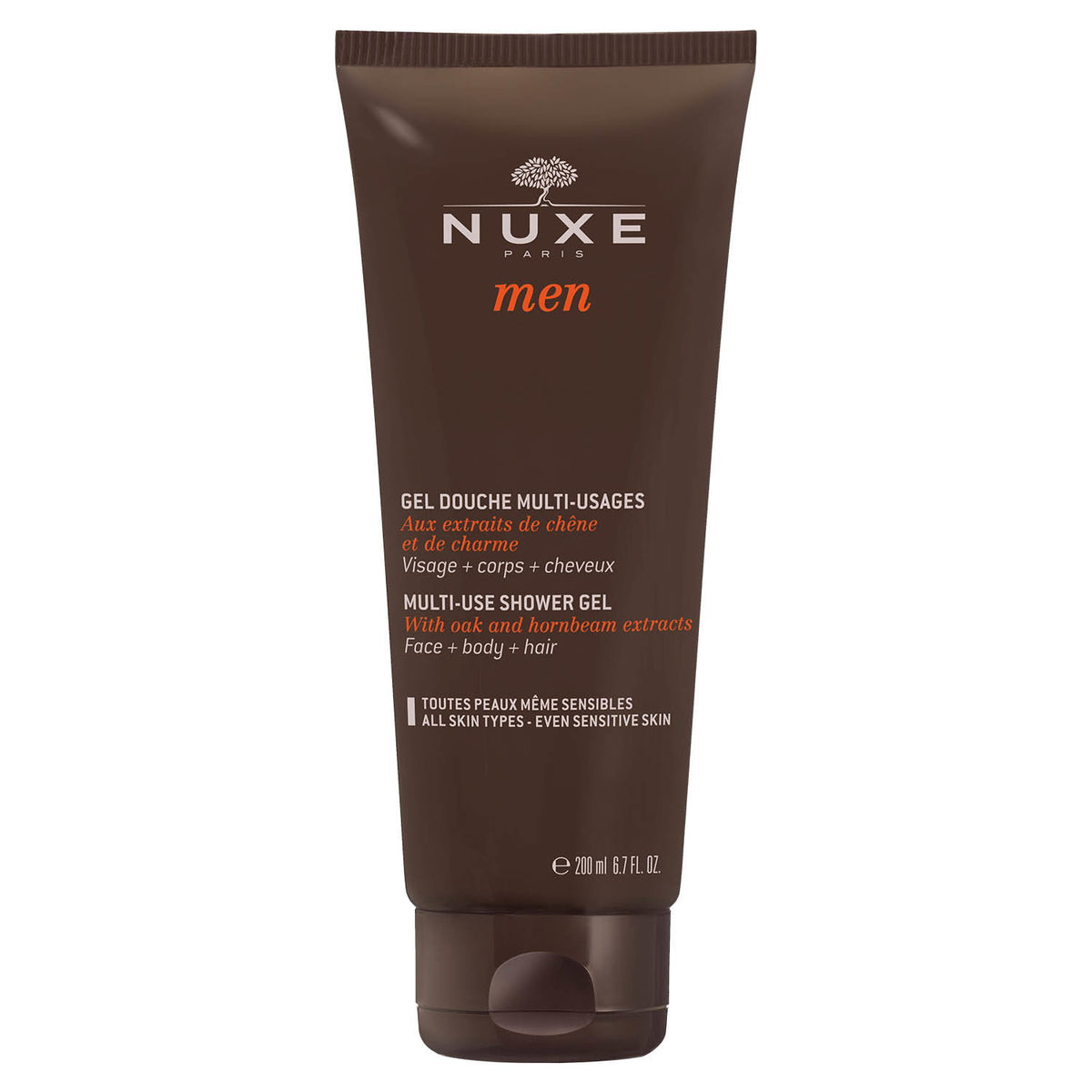 Nuxe, Men Multi-Use, Shower Gel, All Over The Body, 200 ml