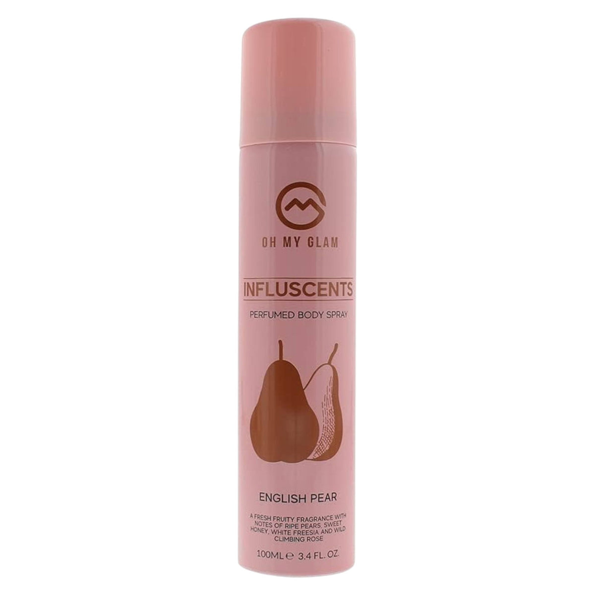 Oh My Glam, Influscents, Body Spray, English Pear & Freesia, 100 ml