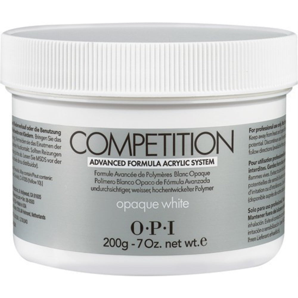 Opi, Competition, Acryl-Nagelpuder, Deckweiß, 200 g