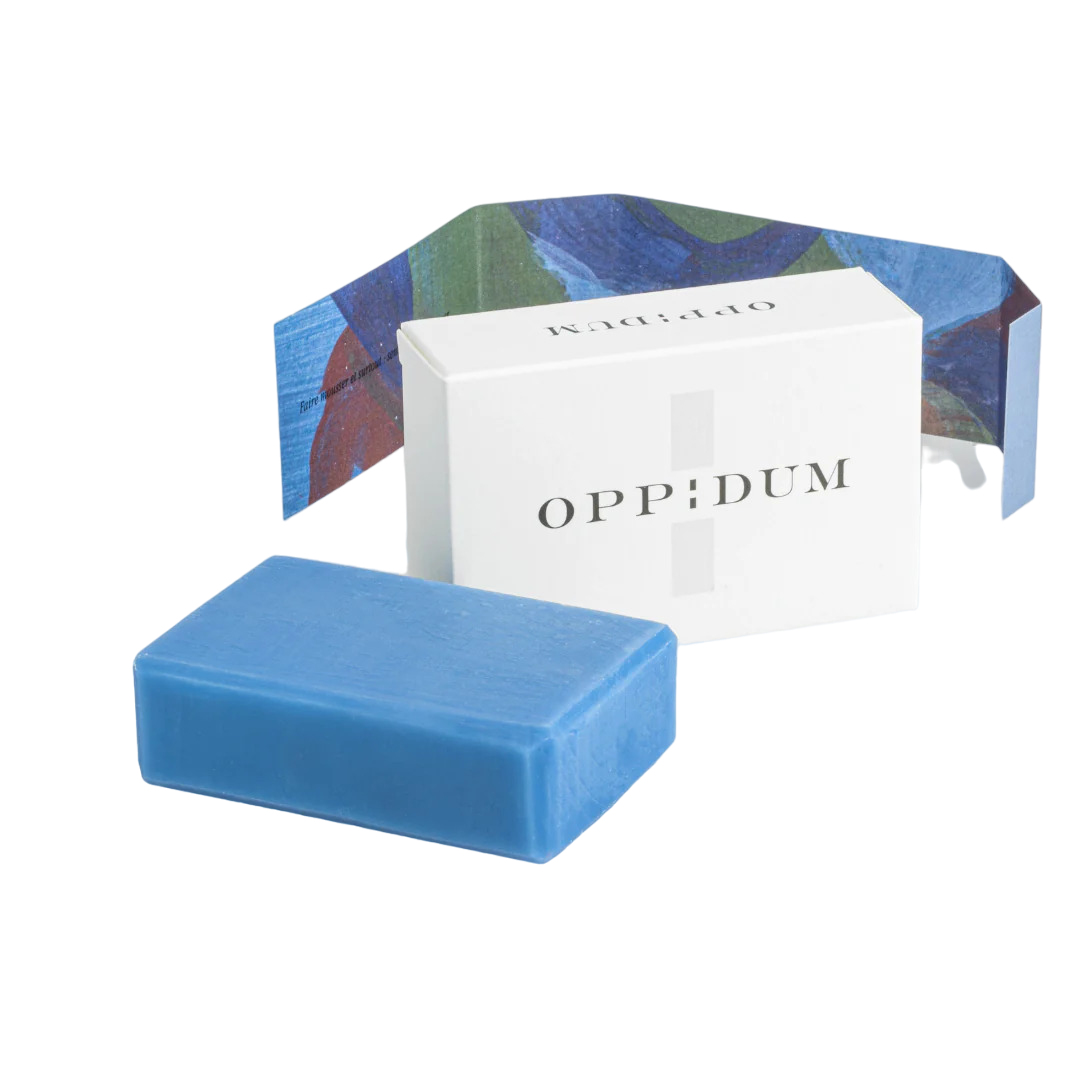Oppidum, Bleu De Nimes, Elasticity and Firmness, Soap Bar, 100 g