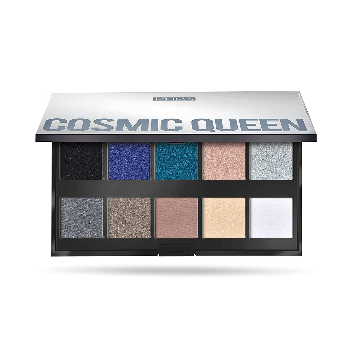 Pupa, Make Up Stories, Lidschatten-Palette, 004, Cosmic Queen, 10 Nuancen, 18 g