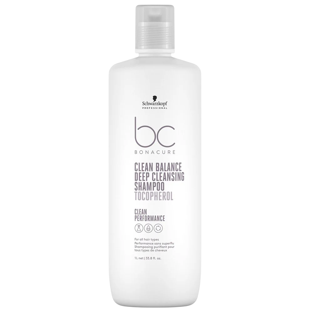 Schwarzkopf Professional, Bonacure Clean Balance, Hair Shampoo, Deep Cleansing, 1000 ml