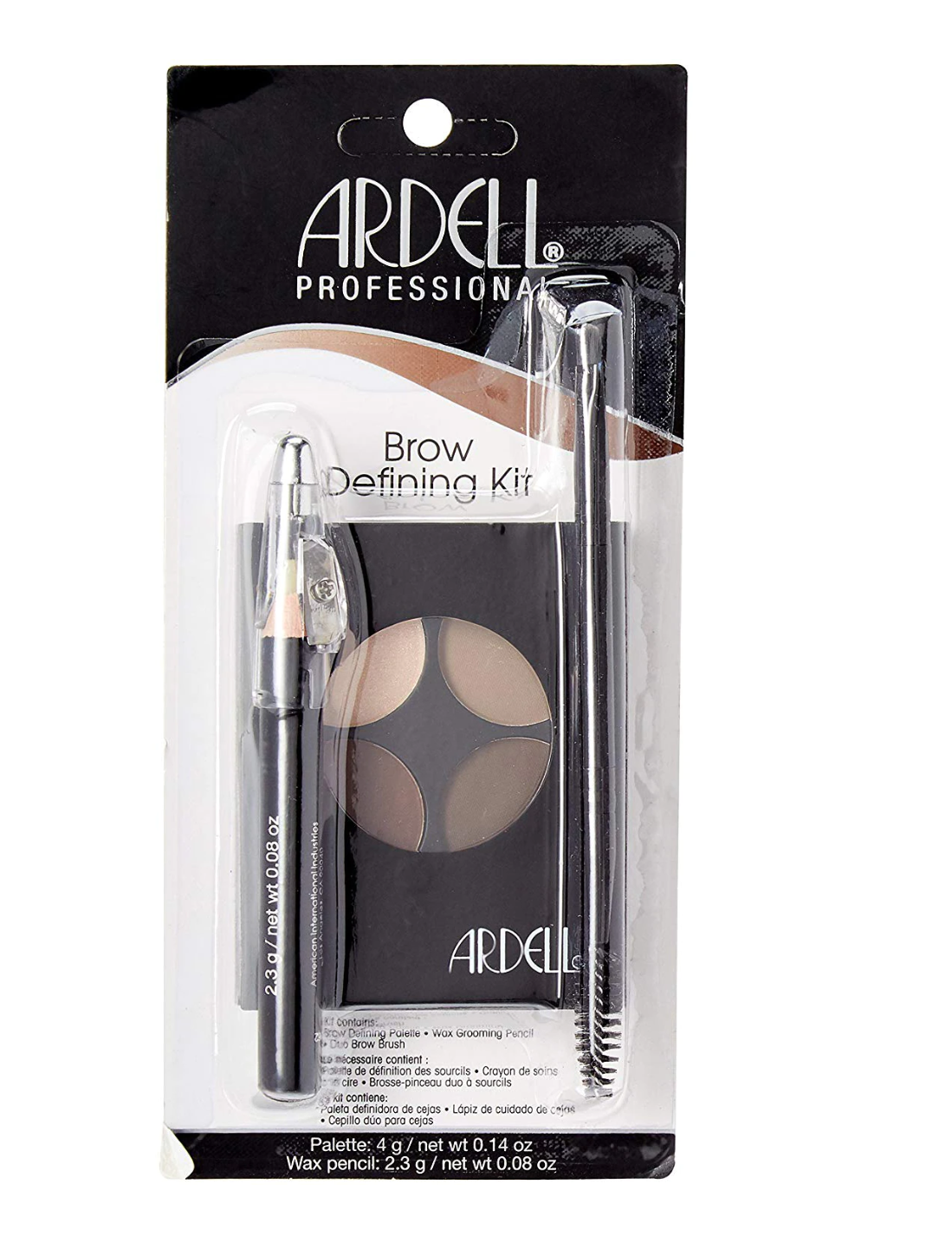 Ardell Brow Defining Kit Set: Ardell, Beruhigend, Öl, für Augenbrauen, 6,3 g + Ardell, Enthaarungs-Wachsstreifen, für Augenbrauen + Ardell, Enthaarungsgel, für Augenbrauen, 6,3 g