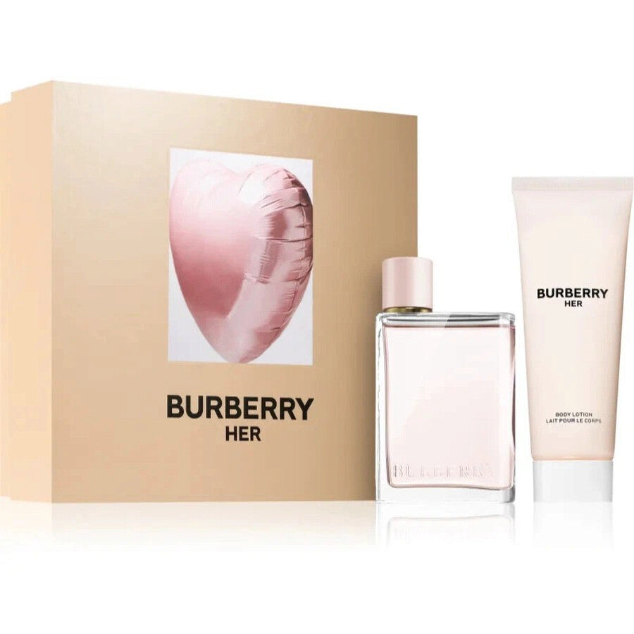 Set Burberry: Her, Eau De Parfum, For Women, 50 ml + Her, Moisturizing, Body Lotion, 75 ml