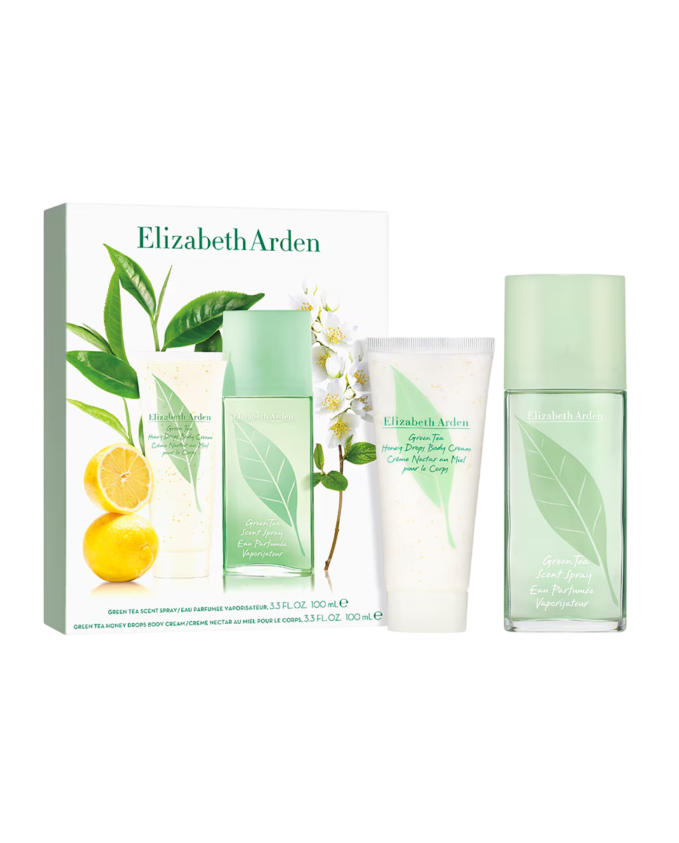 Elizabeth Arden Set: Green Tea, Eau de Toilette, Damen, 100 ml + Green Tea, Feuchtigkeitsspendende Körperlotion, Body, 100 ml