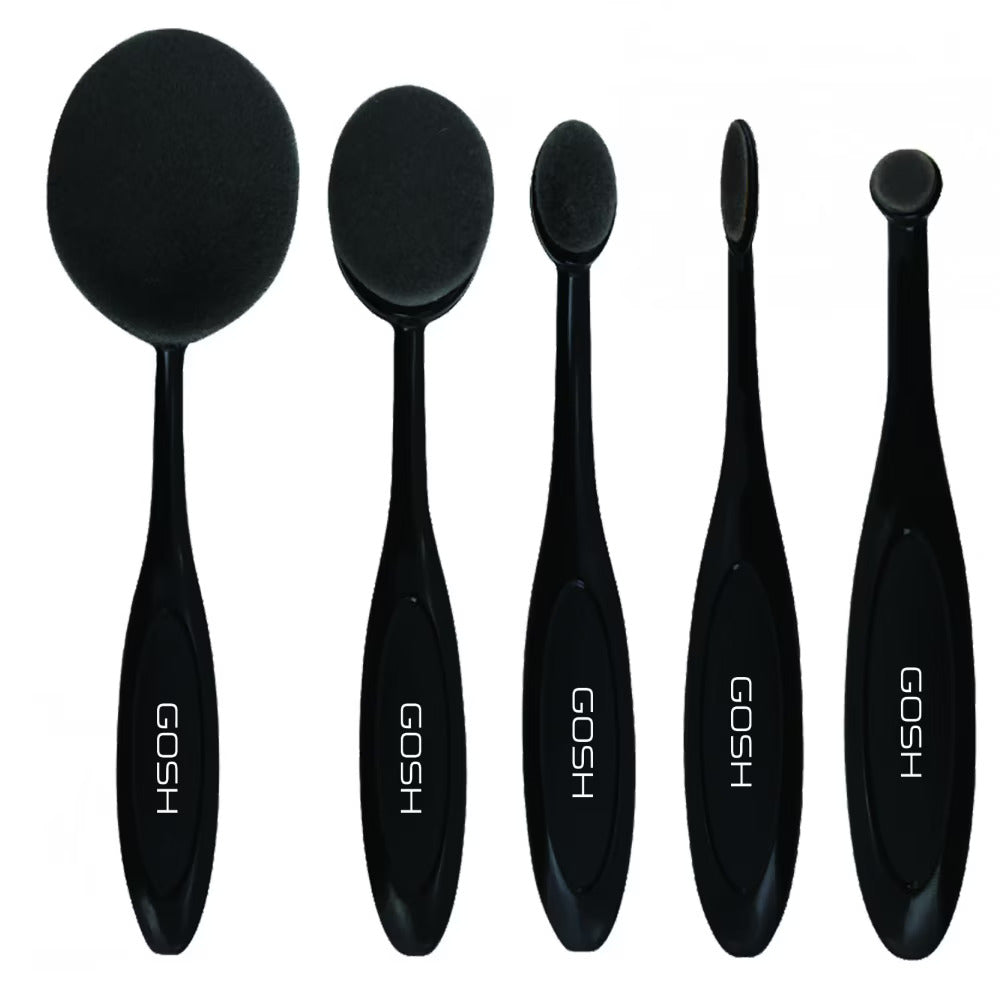 Set, Gosh, Gosh, Blending, Multi Face Brush, 5 pcs