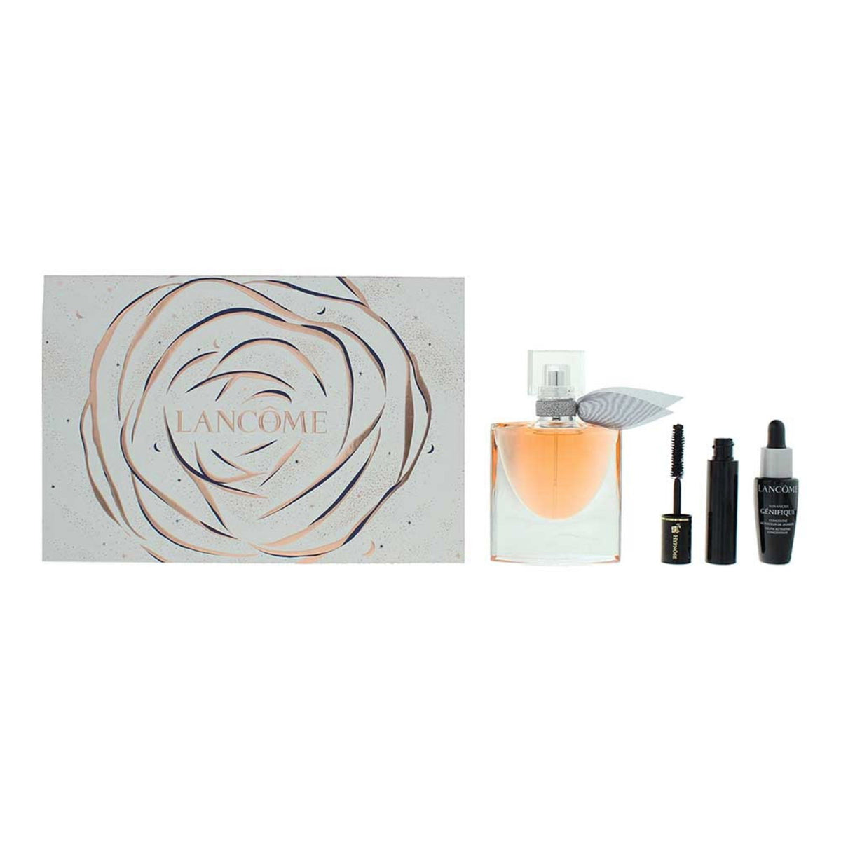 Lancôme Set: La Vie Est Belle, Eau de Parfum, für Damen, 30 ml + Advanced Génifique, Anti-Aging-Serum, für das Gesicht, 10 ml + Hypnôse, Mascara, Schwarz, 2 ml