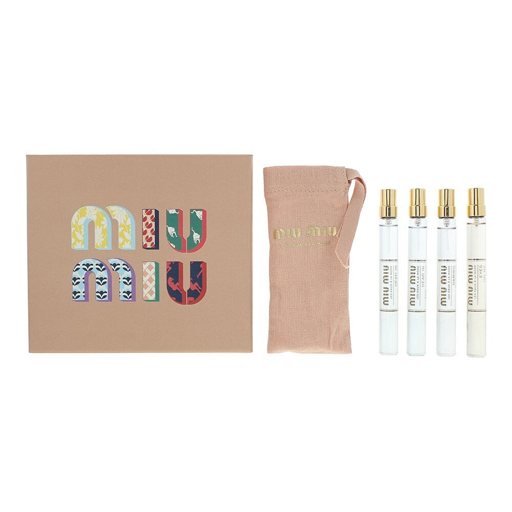 Miu Miu Set: Eaux a La Mode - Eyes On Me, Eau de Parfum, für Damen, 10 ml + Eaux a La Mode - Daring Darling, Eau de Parfum, für Damen, 10 ml + Eaux a La Mode - Head In The Clouds, Eau de Parfum, für Damen, 2 Stk., 10 ml