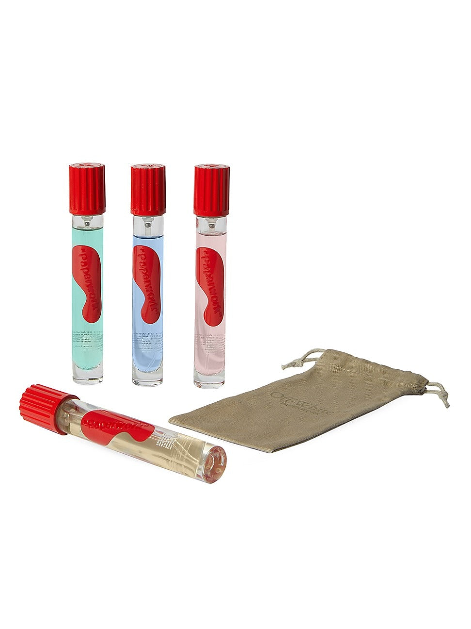 Set Off-White: Solution No. 1, Eau de Parfum, Unisex, 15 ml + Solution No. 2, Eau de Parfum, Unisex, 15 ml + Solution No. 3, Eau de Parfum, Unisex, 15 ml + Solution No. 4, Eau de Parfum, Unisex, 15 ml