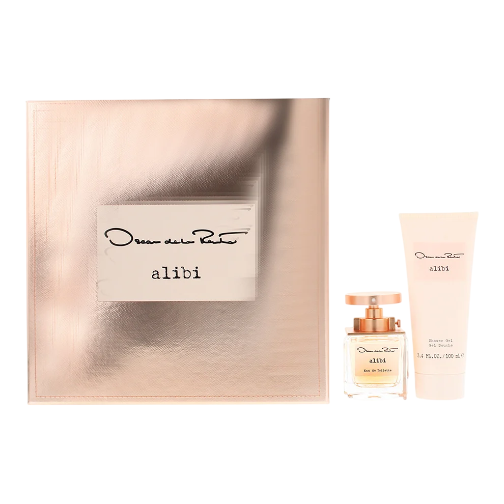 Oscar de la Renta Set: Alibi, Eau de Toilette, für Damen, 50 ml + Alibi, Duschgel, für alle Hauttypen, 100 ml