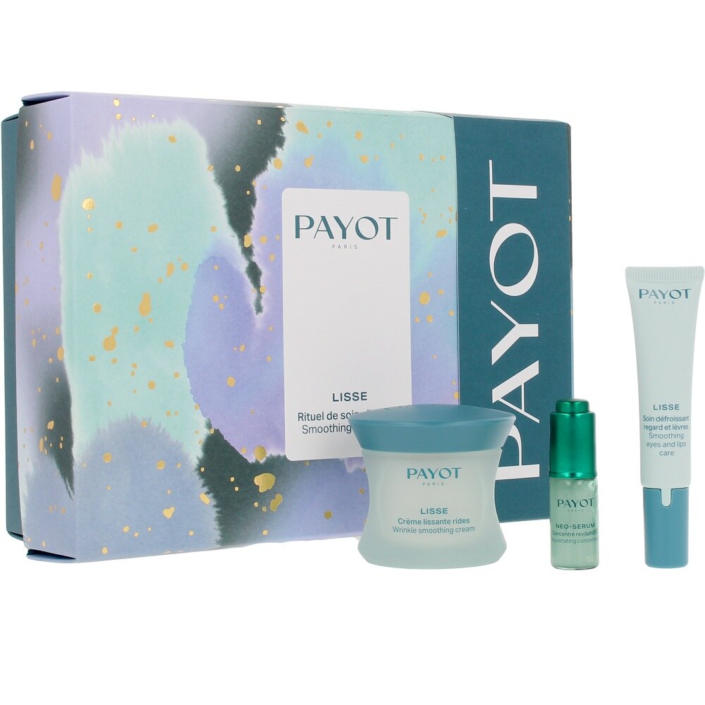 Payot-Set: Lisse, glättende Augencreme, 15 ml + Lisse, glättende Gesichtscreme, 50 ml + Neo, glättendes Gesichtsserum, 5 ml