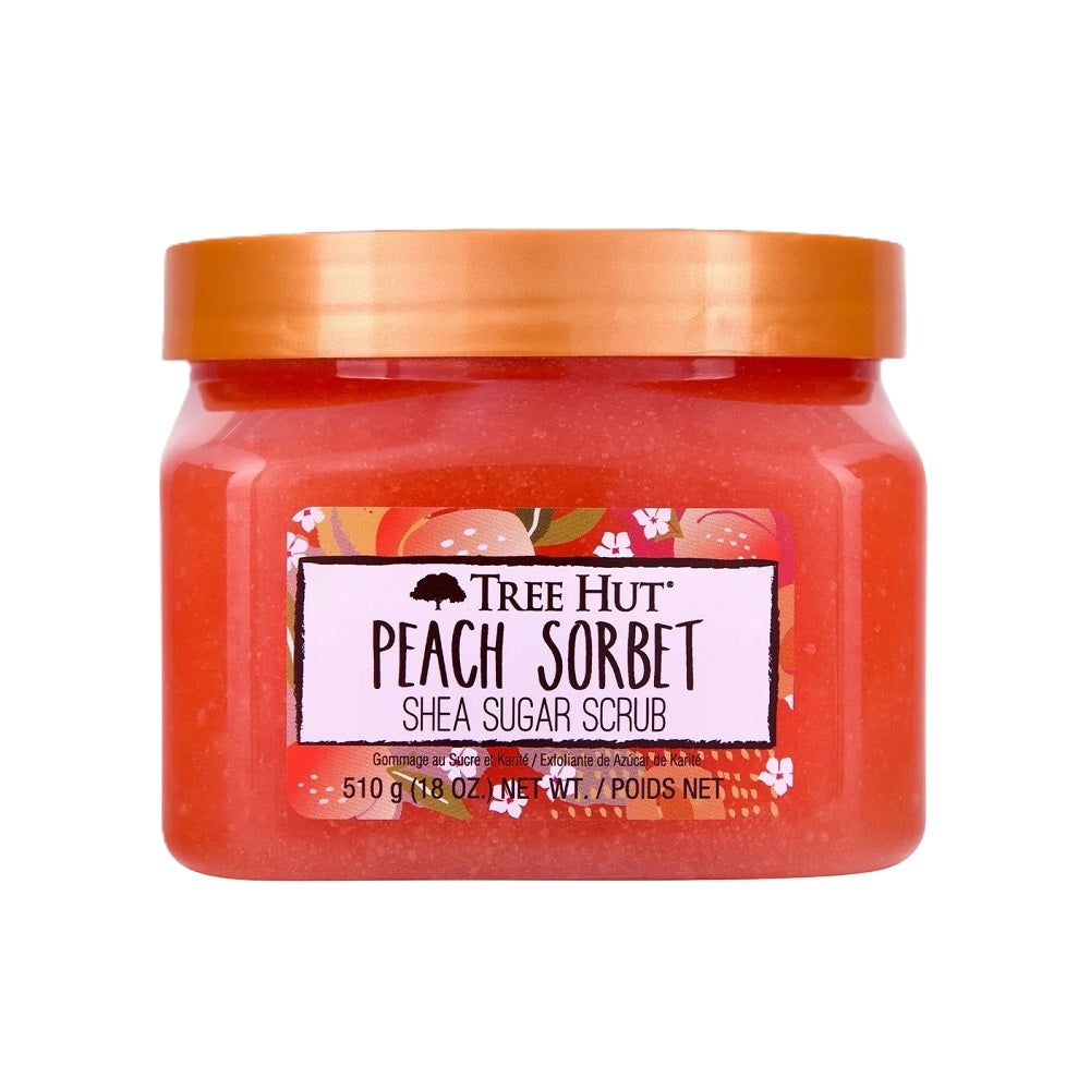 Geschenkset, Tree Hut, Peach Sorbet, Peeling, Körperpeeling, 510 ml