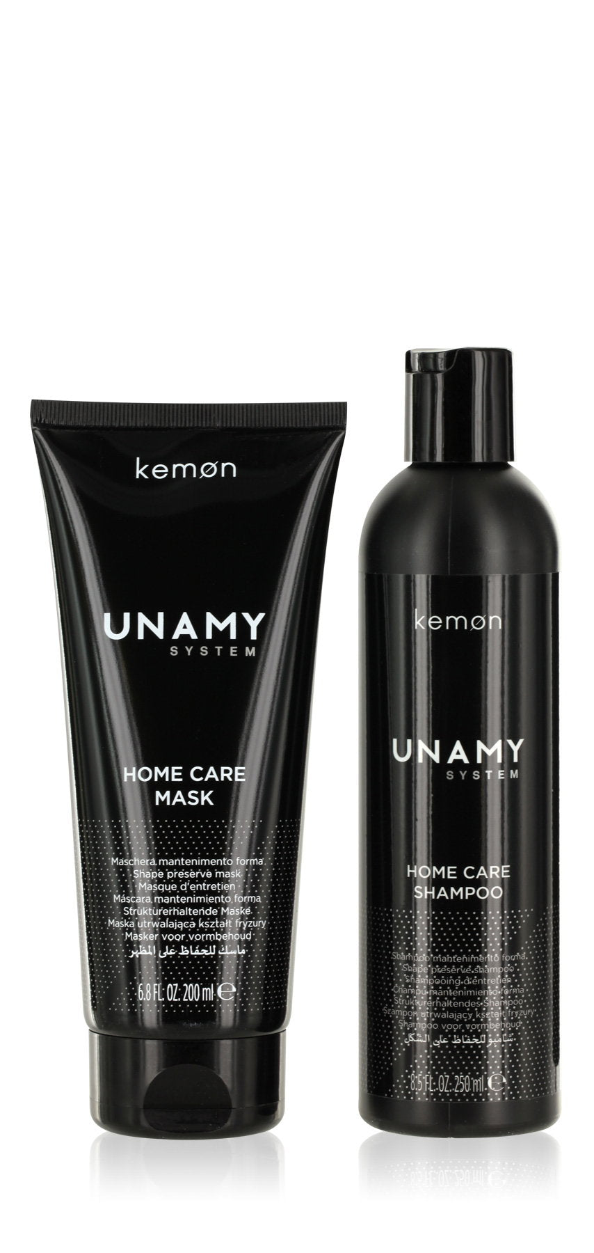Unamy System Home Care Set Kemon: Unamy System Haarpflege, Haarshampoo, 250 ml + Unamy System Haarpflege, Haar-Pflegecrememaske, 200 ml