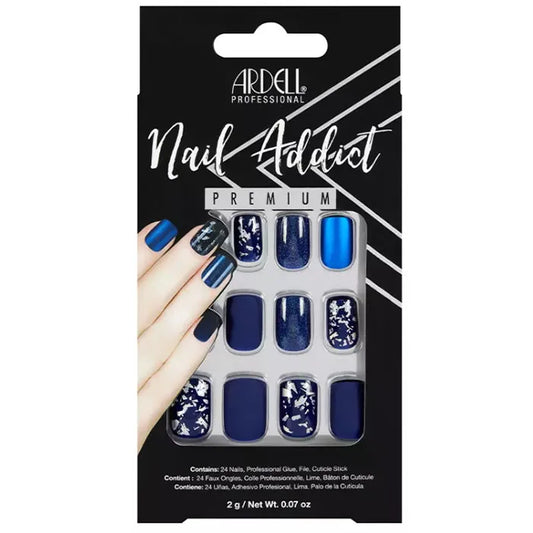 Ardell Nail Addict Matte Blue Kunstnägel