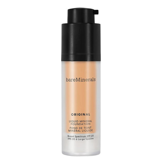BareMinerals, Original Liquid Mineral, Luminous, Flüssige Grundierung, 20, Golden Tan, LSF 20, 30 ml