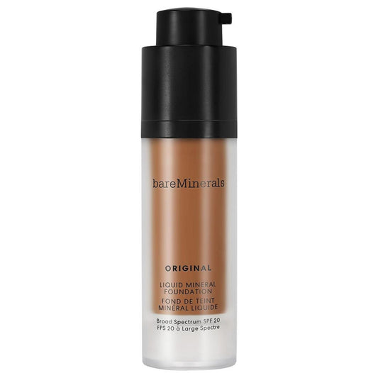 BareMinerals, Original Liquid Mineral, Luminous, Flüssige Foundation, 25, Golden Dark, LSF 20, 30 ml