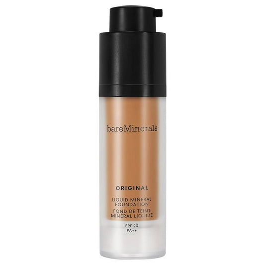 BareMinerals, Original Liquid Mineral, Luminous, flüssige Grundierung, 24, Neutral Dark, 20 LSF, 30 ml