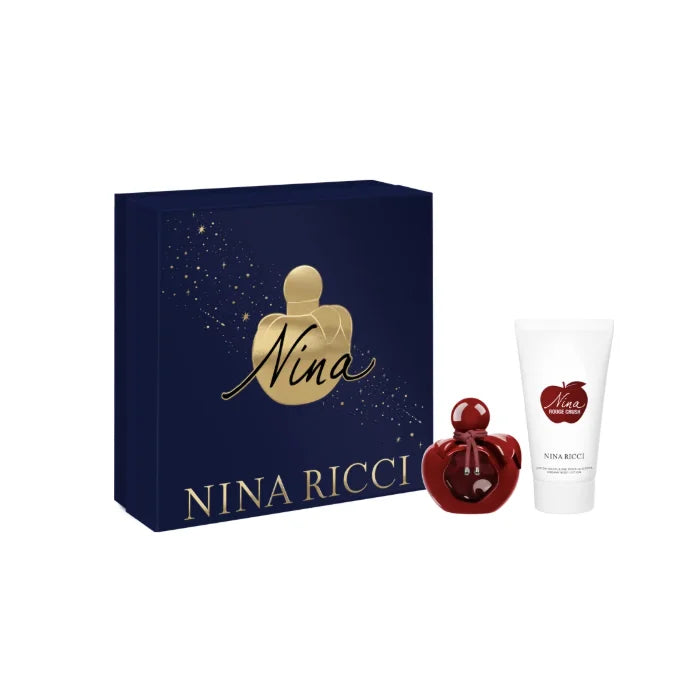 Nina Ricci Nina Rouge Crush Eau De Parfum Spray 50ml Set 2 Pieces