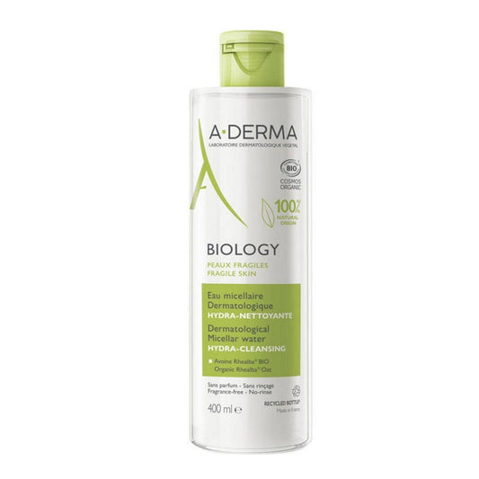 A-Derma, Biology, Feuchtigkeitsspendendes Mizellenwasser, Alle Hauttypen, 400 ml
