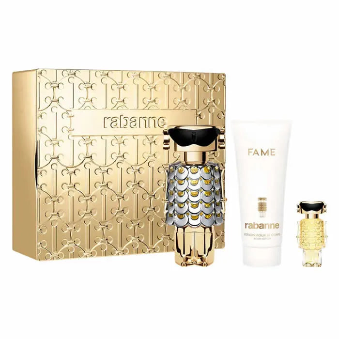 Paco Rabanne Fame Eau De Perfume Spray 80ml Set 3 Pieces