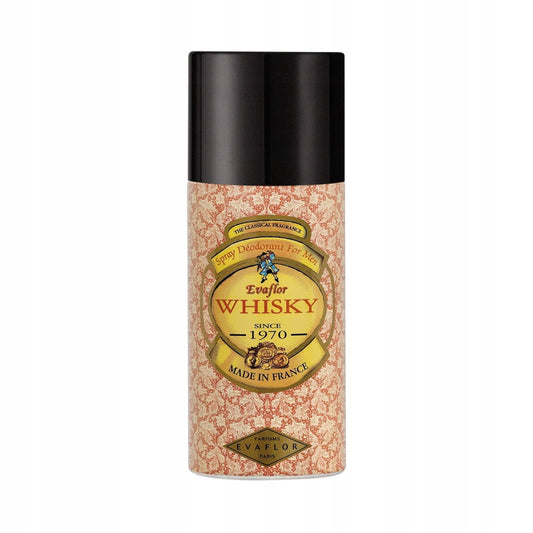 Evaflor, Whisky, Deodorant Spray, For Men, 150 ml