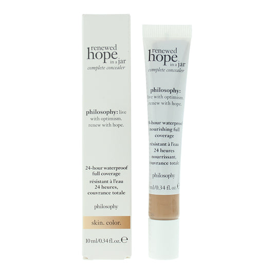 Philosophy, Renewed Hope In A Jar, Wasserfest, Volle Deckkraft, Flüssiger Concealer, 6.5, Tan, 10 ml