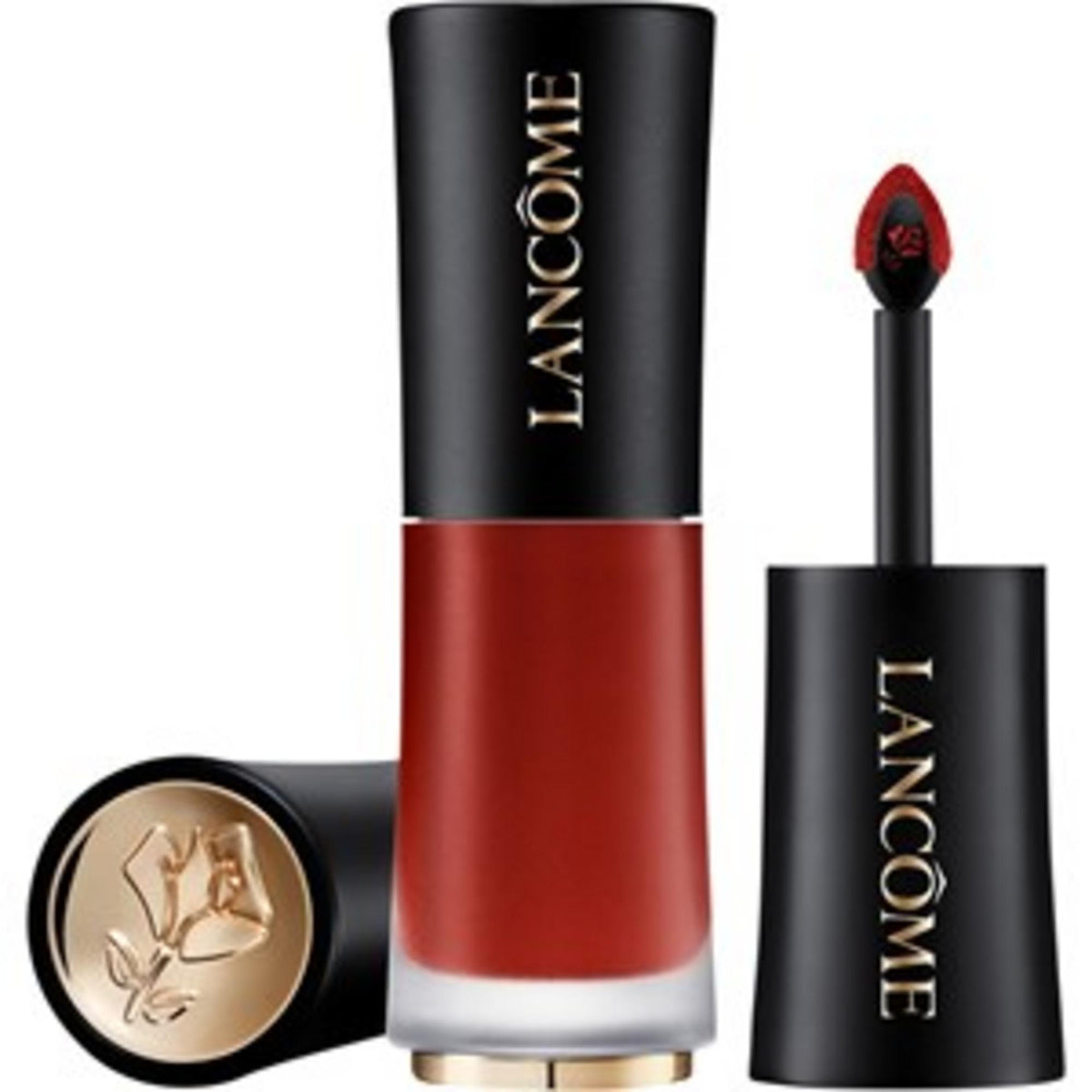 Lancome, L'Absolu Rouge Drama Ink, Semi-Matt, Flüssiger Lippenstift, 555, Soif De Vivre, 6 ml