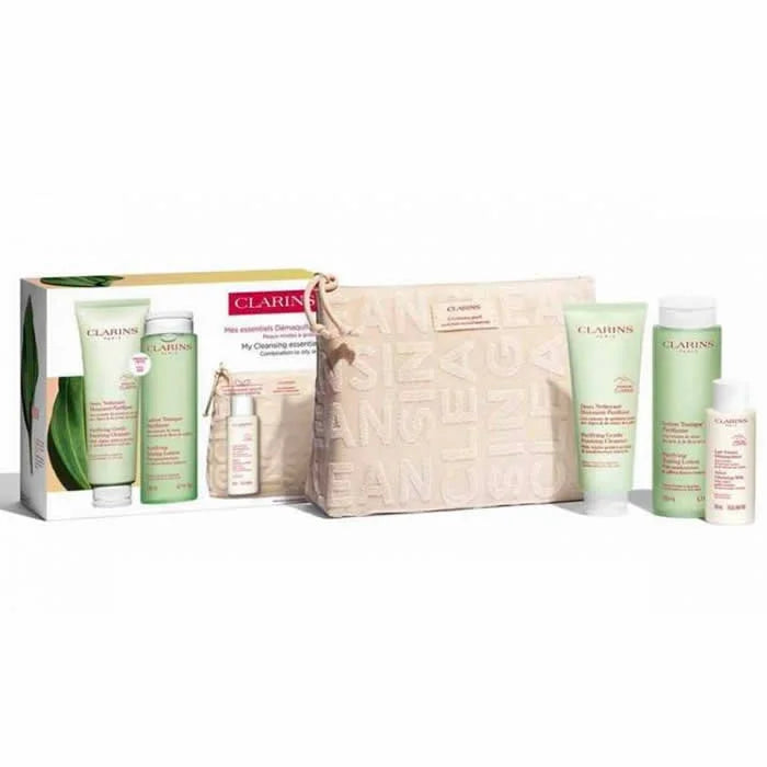 Clarins Purifying Gentle Foaming Cleanser 125ml Set 3 Pieces