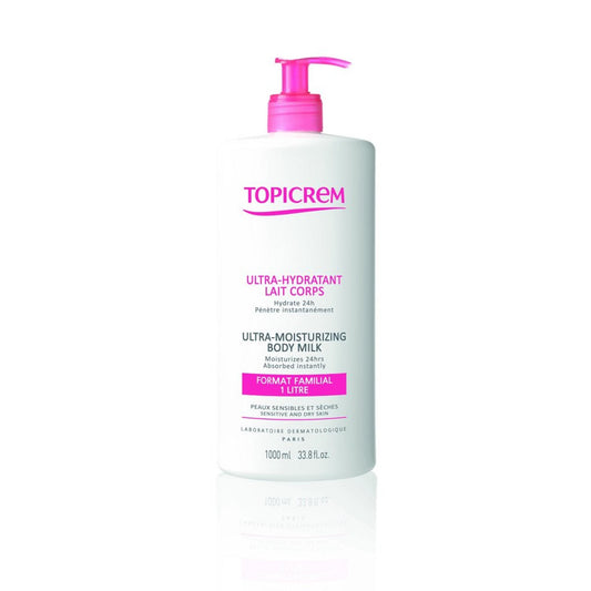 Topicrem, Ultra-Moisturizing Body Milk, Body Milk, 1000 ml