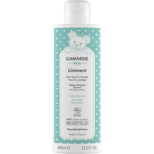 Gamarde, Baby-Liniment, Bio, pflegt & schützt, für den täglichen Windelwechsel, Lotion, 400 ml
