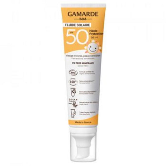 Gamarde, Gamarde, Bio, Sonnenschutz, Sonnencreme, Gesicht & Körper, LSF 50, 100 ml