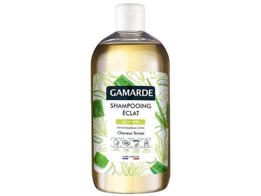 Gamarde, Bio, Aloe Vera, Haarpflegeshampoo, Glanz, alle Haartypen, 500 ml