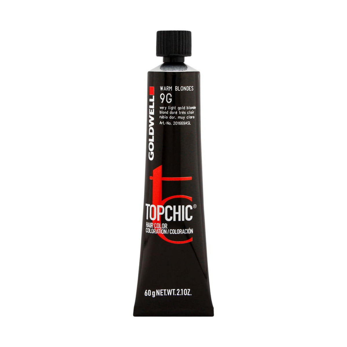 Goldwell, TopChic, Permanent Hair Dye, 9G Very Light Gold Blonde, 60 ml