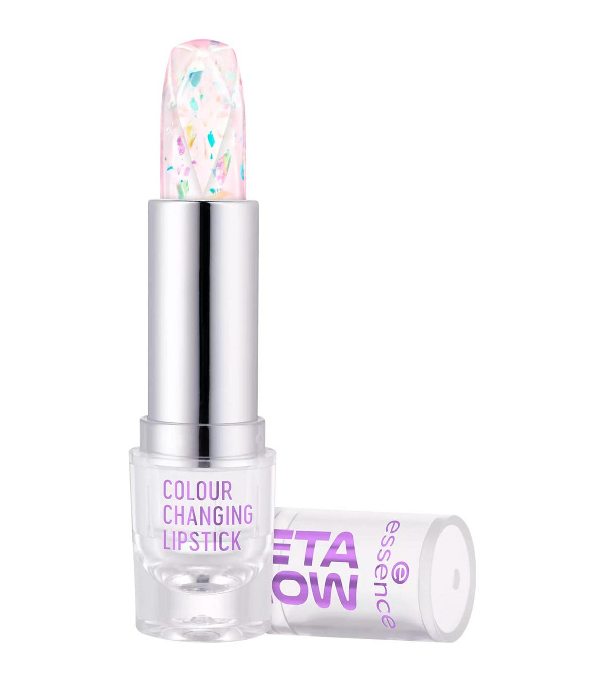 Essence, Meta Glow, Colour Changing, Cream Lipstick, Pink, 3.4 g