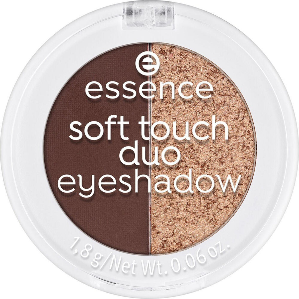 Essence, Soft Touch Duo, Eyeshadow Compact, 04, Mocha Muse, 1.8 g