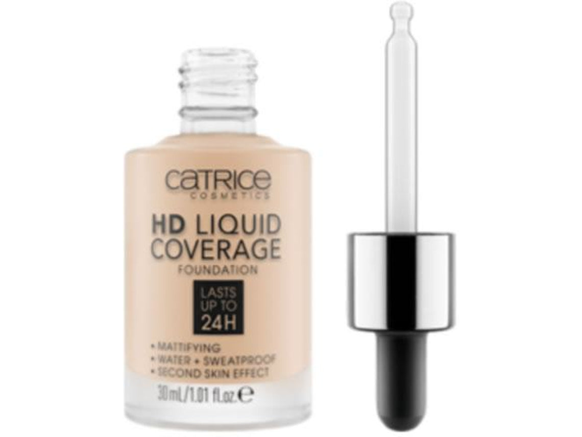 Catrice - HD Liquid Coverage Foundation 24H Mattifying Face Primer 010 Light Beige 30Ml