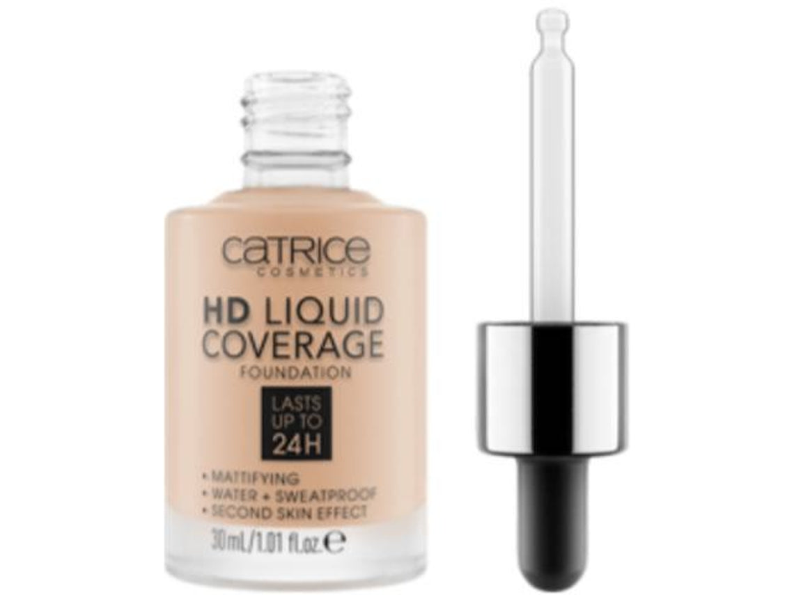 Catrice - Liquid Make-Up HD Liquid Coverage (Foundation) 30 ml 030 Sand Beige -