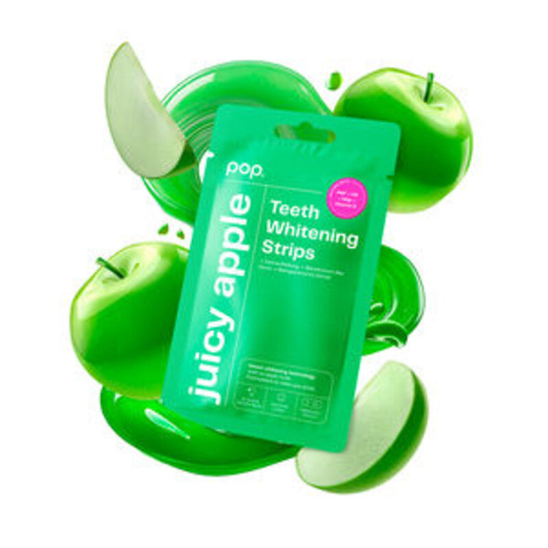 Pop. Tiras Blanqueadoras Sabor Manzana 7 U