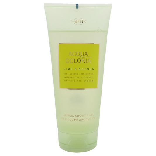 4711, Acqua Colonia, Lime & Nutmeg, Feuchtigkeitsspendendes Duschgel, Körper, Alle Hauttypen, 200 ml