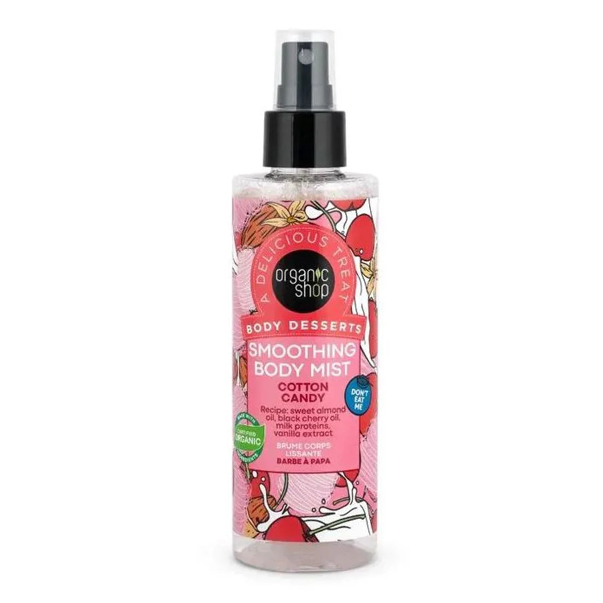 Organic Shop Body Desserts Cotton Candy Spray Corporal Hidratante 200ml Spray