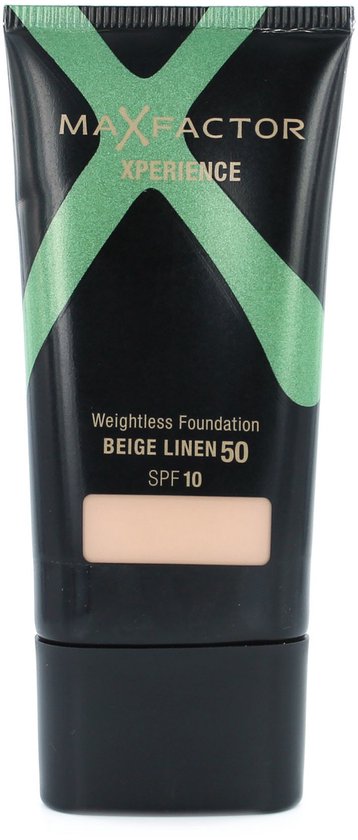 Max Factor, Xperience, Liquid Foundation, 50, Beige Linen, SPF 10, 30 ml