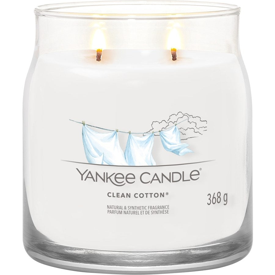 Yankee Candle - Clean Cotton Signature Medium Jar