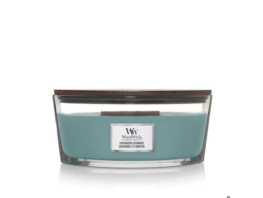 WoodWick Evergreen Cashmere Ellipse Candle