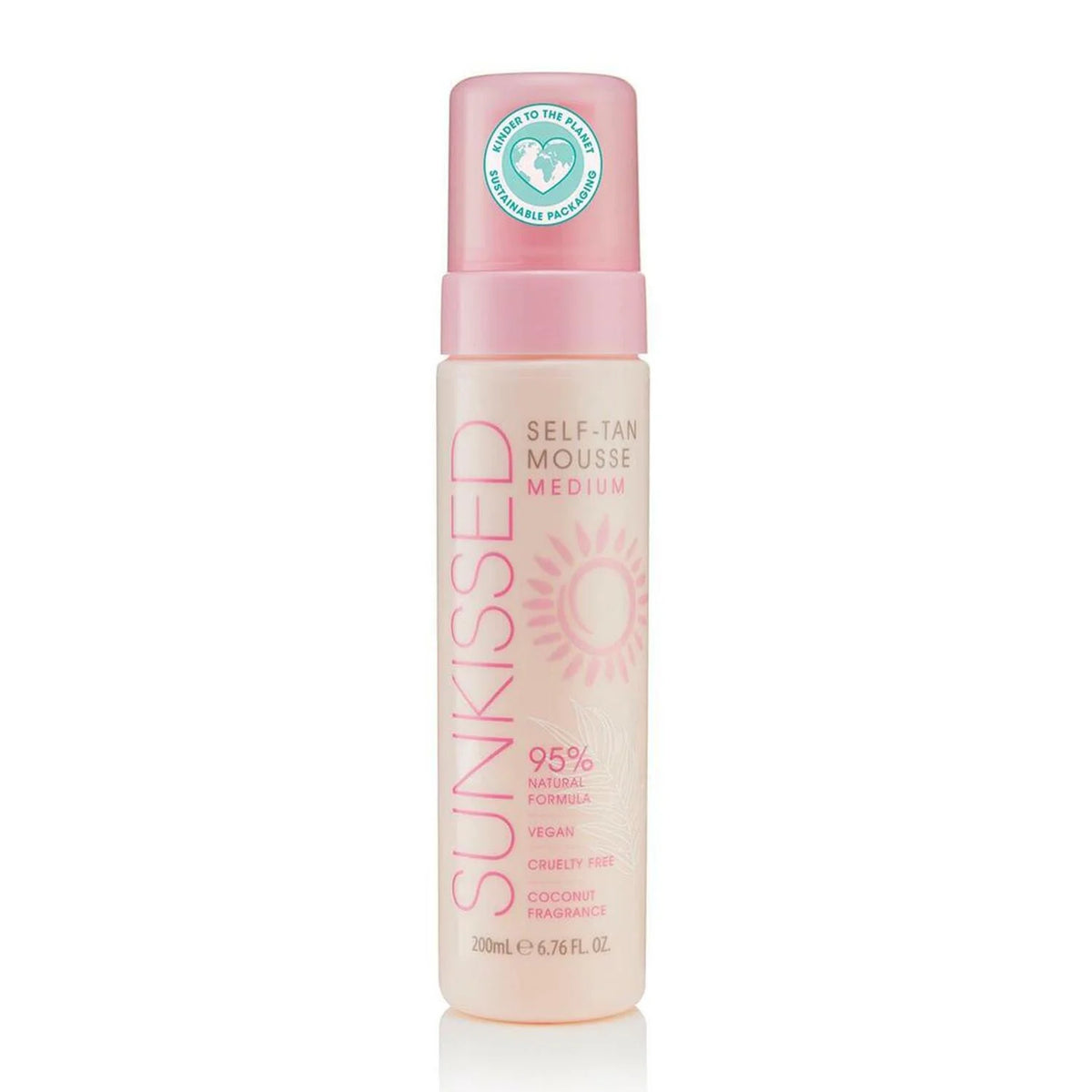Sunkissed Self-Tan Mousse Medium Coconut Fragrance 200ml