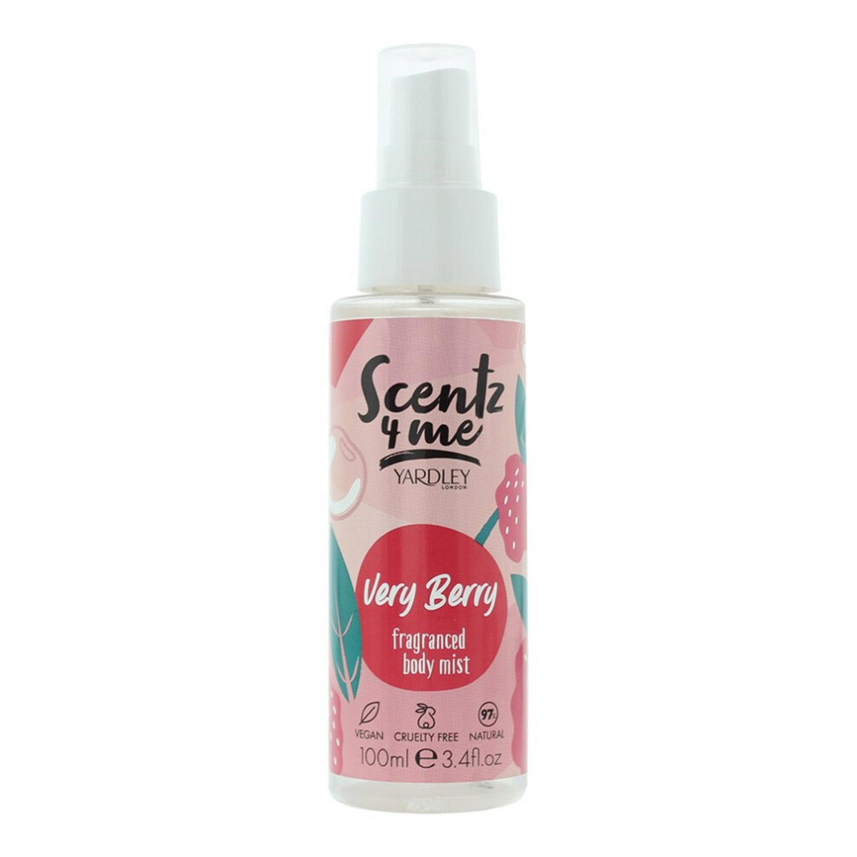 Yardley, Scentz 4 Me Very Berry, Duftspray, Unisex, 100 ml