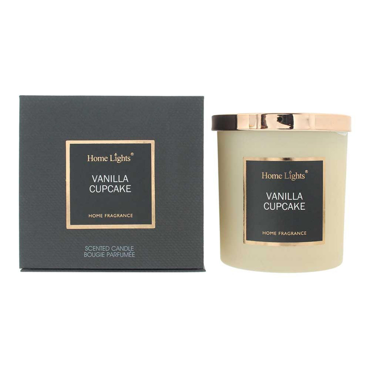 Home Lights, Vanilla Cupcake, Scented Candle, 215 g